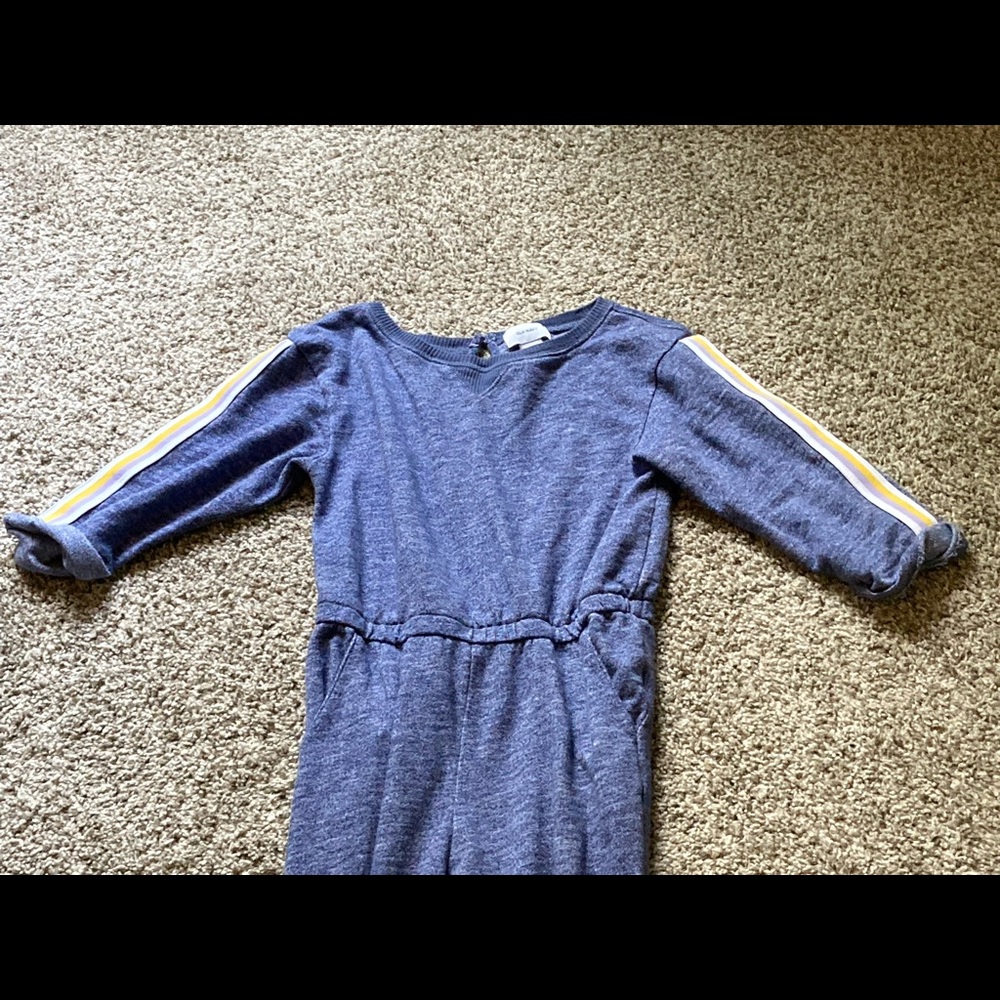 Blue romper long sleeve